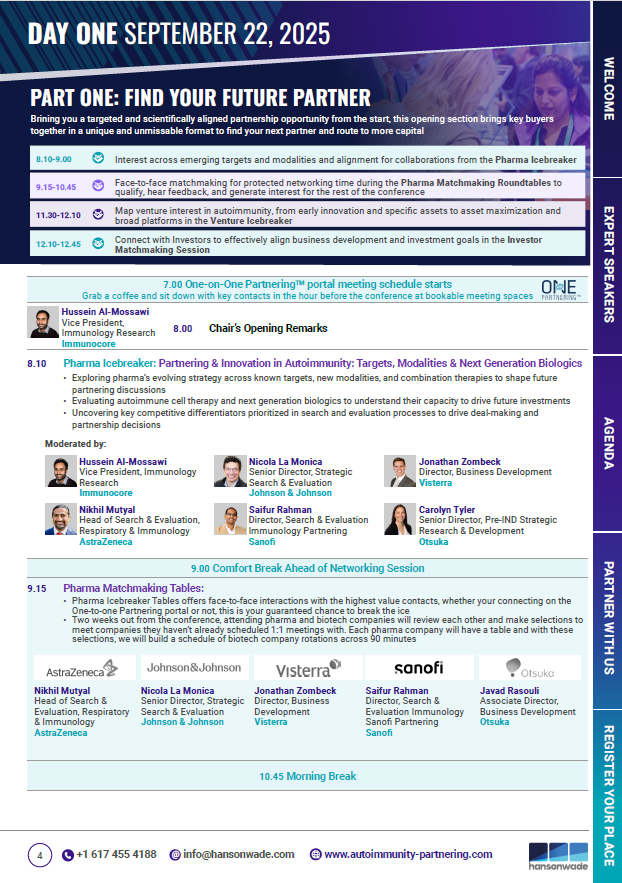 Agenda snapshot